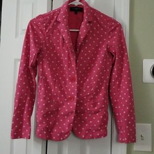 Polka dot soft blazer